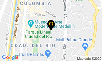 Mapa de Autonet en Medellín