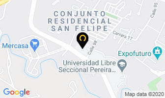 Mapa de Autónoma De Las Américas en Pereira