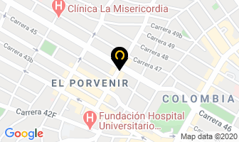 Mapa de Autopartes 76 en Barranquilla