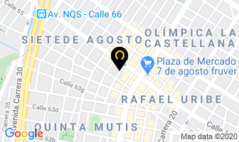 Mapa de Autopartes Ercar S.a. en Bogotá D.C