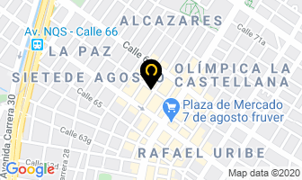 Mapa de Autopartes Inesita en Bogotá D.C