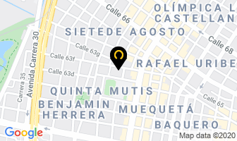Mapa de Autopartes Rincon en Bogotá D.C