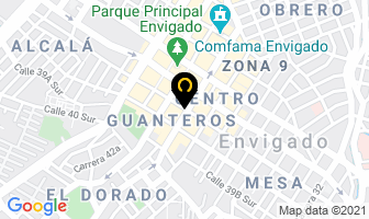 Mapa de Autorecord Conducciones en Medellín