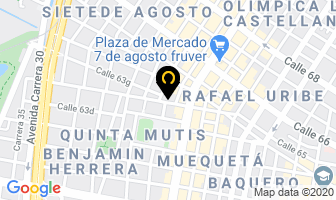 Mapa de Autorepuestos Daewo Ltda. en Bogotá D.C