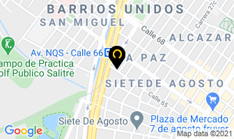 Mapa de Autorepuestos Simca en Bogotá D.C
