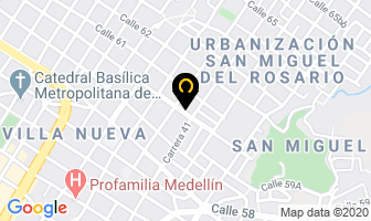 Mapa de Autorintelectual en Medellín