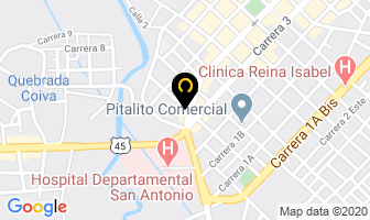 Mapa de Autos Del Sur en Pitalito