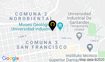 Mapa de Autos Pineda en Bucaramanga