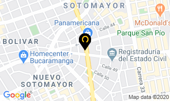 Mapa de Autos Premium en Bucaramanga