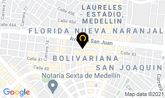 Mapa de Autos Y Camperos en Medellín