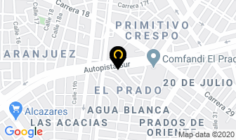 Mapa de Autosarria High Competition. en Cali