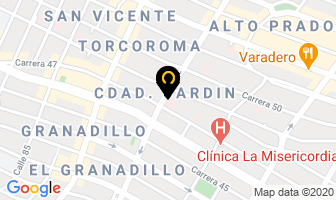 Mapa de Autoservicio La Cosecha en Barranquilla