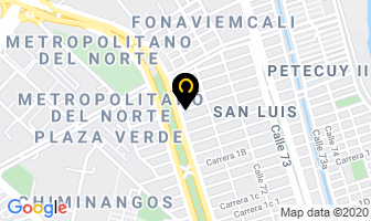 Mapa de Autoservicios Del Valle Ltda. en Cali