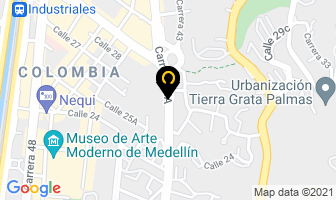 Mapa de Autotronix Ltda. en Medellín