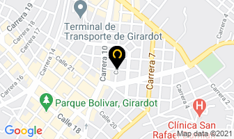 Mapa de Autovidrios en Girardot
