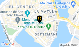 Mapa de Avaluar Ltda en Cartagena