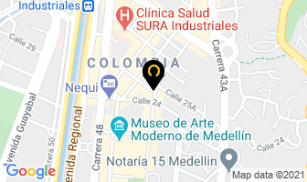 Mapa de Avanza Taxis en Medellín