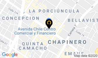 Mapa de Avenida Chile Centro Comercial en Bogotá D.C