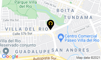 Mapa de Aves Del Sur en Bogotá D.C