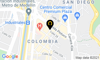 Mapa de Avg Comunicaciones S.a. en Medellín