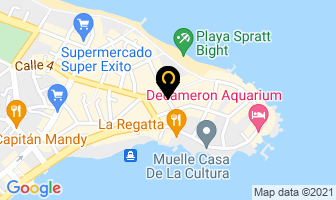 Mapa de Avianca en San Andrés
