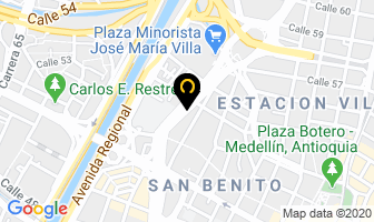 Mapa de Avicola Elitte S.a. en Medellín