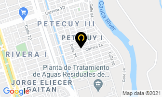 Mapa de Avícola Familiar en Cali