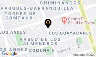 Mapa de Avícola La 62 en Cali