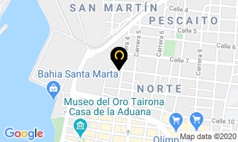 Mapa de Avila & Cía. Ltda. en Santa Marta