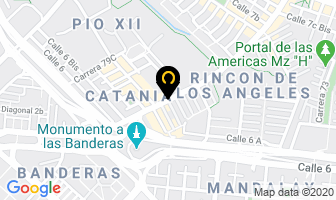 Mapa de Aviscreen Publicidad en Bogotá D.C