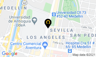 Mapa de Avisos J.a. en Medellín