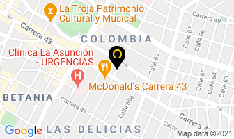 Mapa de Avisos Luis Publicidad en Barranquilla