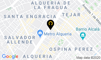 Mapa de Avisos Luminosos Acrilicos & Leds Ltda. en Bogotá D.C