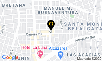 Mapa de Avisos Luminosos Total Publicidad en Cali