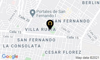 Mapa de Avisos María Barena en Cartagena