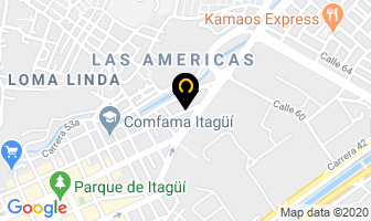 Mapa de Avm Motos en Itaguí