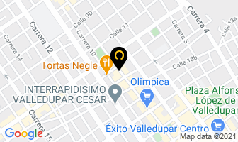 Mapa de Avs Tecnologys en Valledupar