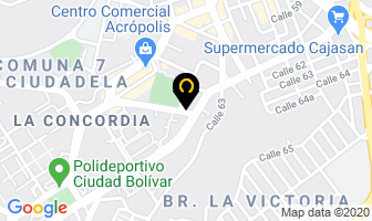 Mapa de Ayc Ltda. en Bucaramanga