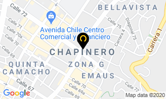 Mapa de Aym Distribuciones Mg en Bogotá D.C