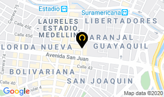 Mapa de Az Servifijaciones en Medellín