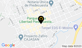 Mapa de Azúcar & Sal en Piedecuesta