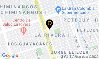 Mapa de B. Electrónica Avanzada en Cali