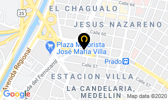 Mapa de B Y M Fibras en Medellín