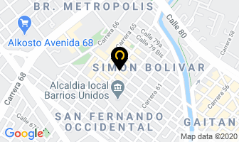 Mapa de Baalbek Calentadores en Bogotá D.C
