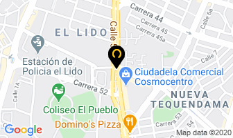 Mapa de Baboo Ltda. en Cali