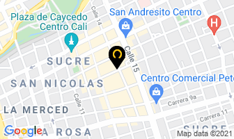 Mapa de Baby Junior Ltda en Cali