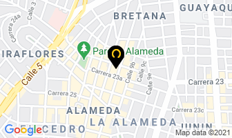 Mapa de Baby Muebles en Cali