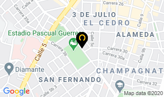 Mapa de Baby Pets en Cali