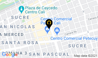 Mapa de Baby Shop Valery en Cali