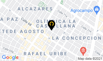 Mapa de Bacata Calentadores en Bogotá D.C